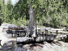 Rispetta la montagna - Fontana area barbecue San Cassiano